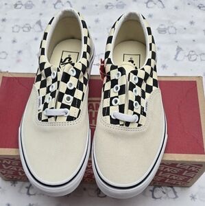 VANS Primary Check Era InMarshmallow/BlackVN0A38FRTEN Men's Shoes Size 5